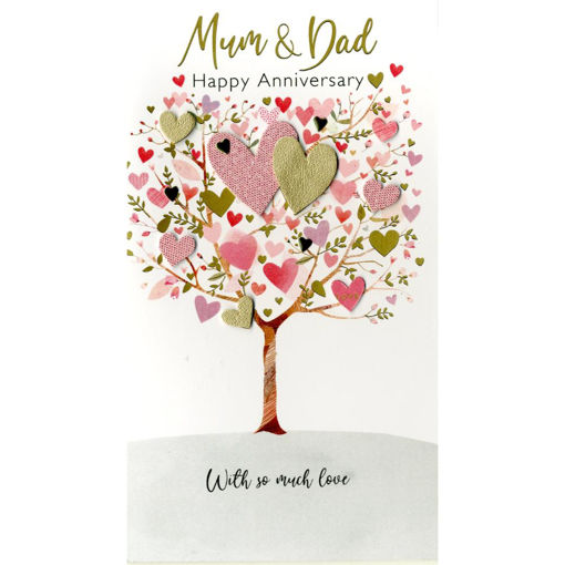 Picture of MUM AND DAD ANNIVERSARY CARD